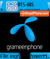 GrameenPhone theme screenshot