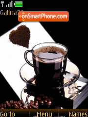 Скриншот темы Coffee - animation