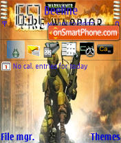 Capture d'écran Warhammer thème