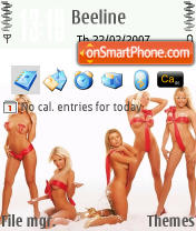 Playboy Girls tema screenshot