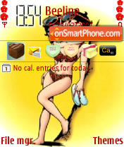 Betty Boop Bikinis tema screenshot