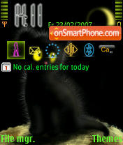 Capture d'écran Catnight thème
