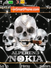 Capture d'écran Silver Skulls thème