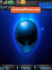 Alien star theme screenshot