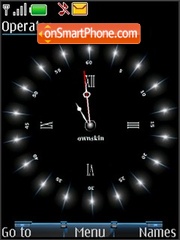 Black clock20 Theme-Screenshot