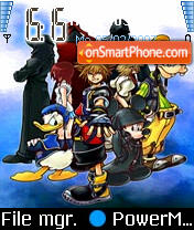 Скриншот темы Kingdom Hearts 2
