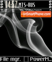 Smoke Theme tema screenshot