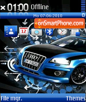 Audi s3 art es el tema de pantalla
