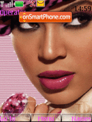 Beyonce tema screenshot