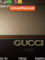 Capture d'écran Gucci thème