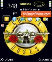 Capture d'écran Guns N Roses By ishaque thème