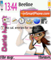 Darla Mack theme screenshot
