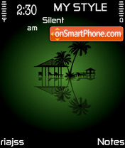 Green Result theme screenshot