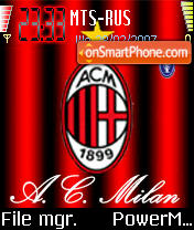 AC Milan tema screenshot