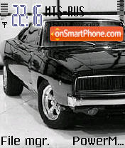 Muscle Car Dodge Charger 1969 theme screenshot
