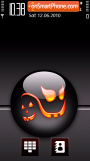 Dark Halloween theme screenshot