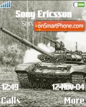 Tank T-90 theme screenshot