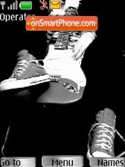 Capture d'écran Guitars thème