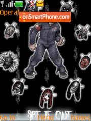 Capture d'écran Slipknot Animated thème