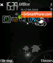 Capture d'écran Blue butterfly sanxin fp2 thème