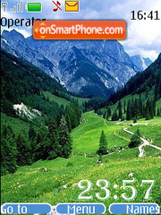 Capture d'écran Switzerland Alps thème