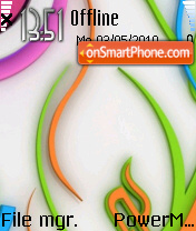 Nokia S60 theme screenshot