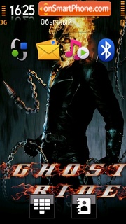 Скриншот темы Ghost Rider 05