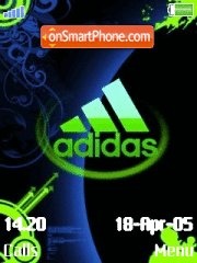 Adidas tema screenshot