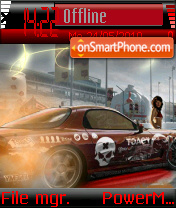 Speed 287 theme screenshot