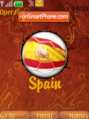 Animated Spain tema screenshot