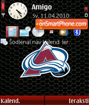 Colorado Avalanche 01 tema screenshot