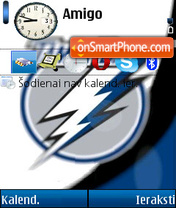 Tampabay Lightning theme screenshot