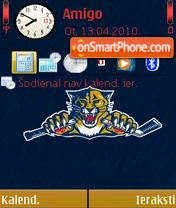 Capture d'écran Florida Panthers thème