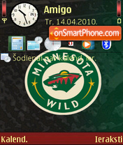 Скриншот темы Minnesota Wild