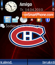 Montreal Canadiens theme screenshot