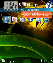 Capture d'écran Fifa Colors thème