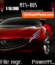 Theme Mazda tema screenshot