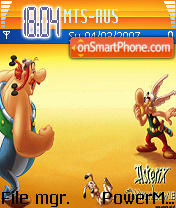 Capture d'écran Asterix thème