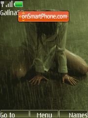 Rain animation tema screenshot