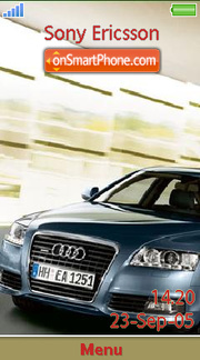 Audi a6 limited theme screenshot