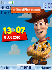 Toy Story 3 Clock tema screenshot
