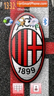 Ac Milan 17 theme screenshot