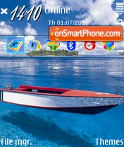Capture d'écran Maldives III thème