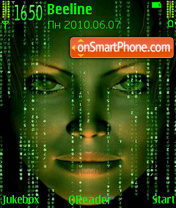 Capture d'écran Matrix-Digital thème