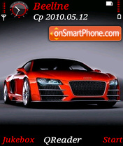 Capture d'écran AudiR8 Red thème