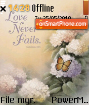Love Never Fails tema screenshot