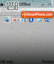 Capture d'écran iPhone 4 thème