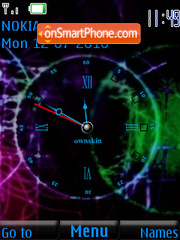 Capture d'écran Art Clock thème