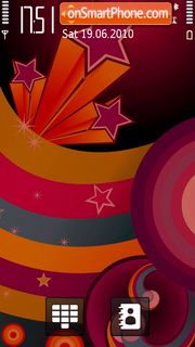 Colorful Cosmos theme screenshot