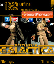 Battlestar Galactica tema screenshot